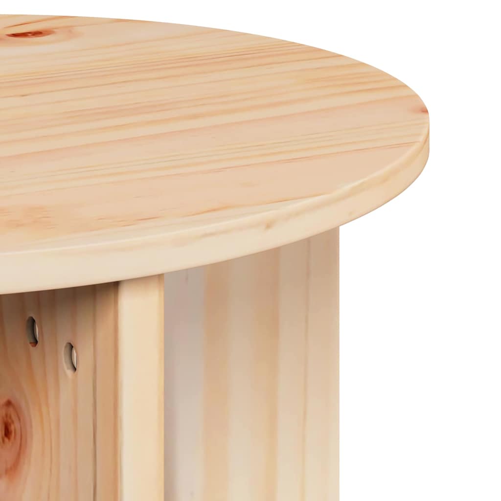 Couchtisch 2 pcs Natur 41,5 x 41,5 x 41 cm Massivholz Kiefer